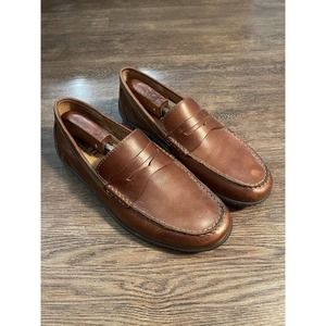 BORN Simon Brown Sz 12 M Men Penny Driving Moccasin Loafers